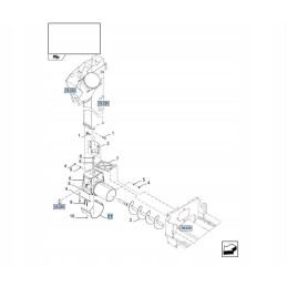 New Holland CR CX 84462 bowl feeder cover
