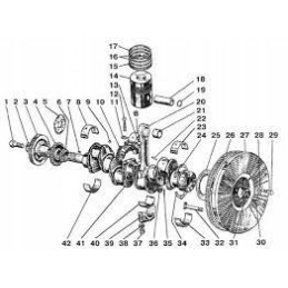 Connecting rod bolt d240 245 mtz belarus pronar