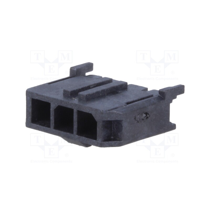 1 pcs x MOLEX - 436500327 - Socket, wire-board, male, Micro-Fit 3.0, 3mm, PIN: 3, THT, 5A, tinned