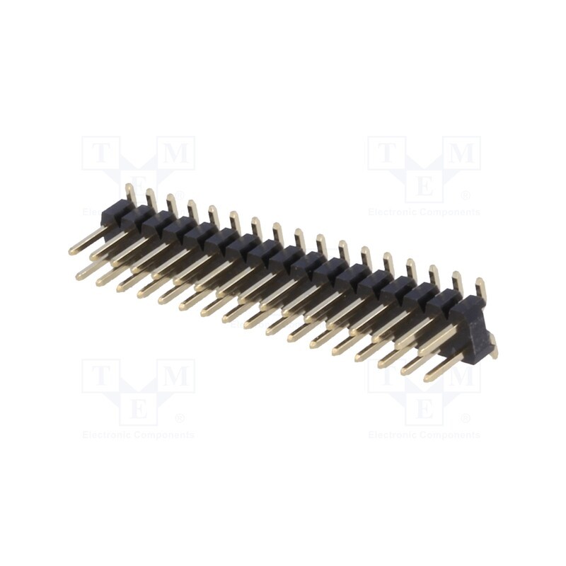 1 pcs x HSM - C6200-34BDGATPR - Pin header, pin strips, male, PIN: 34, vertical, 2mm, SMT, 2x17