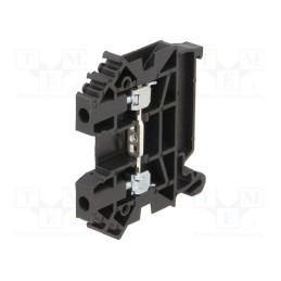 1 pcs x POKu00d3J - A11-A133 - Splice terminal: rail, 0.5÷4mm2, ways: 1, terminals: 2, black, TS35