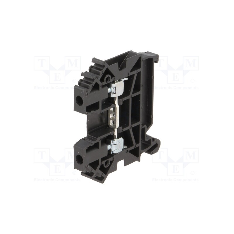 1 pcs x POKu00d3J - A11-A133 - Splice terminal: rail, 0.5÷4mm2, ways: 1, terminals: 2, black, TS35