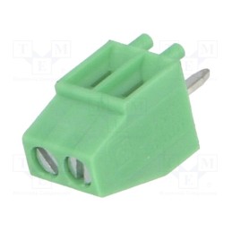 1 pcs x PHOENIX CONTACT - MPT 0,5/ 2-2,54 1725656 - PCB terminal block, angled 90°, 2.54mm, ways: 2, on PCBs, 0.5mm2