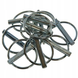 Pin, cotter pin with pin, 8mm, 10 pcs
