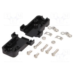 1 pcs x ENCITECH - 2360-0102-01 - Enclosure: for D-Sub connectors, D-Sub 9pin,D-Sub HD 15pin