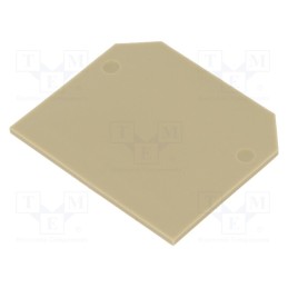 1 pcs x WEIDMu00dcLLER - 0279560000 AP SAK2.5 - End/partition plate, beige, SAK2.5