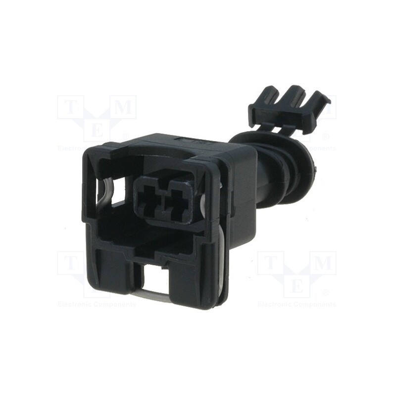 1 pcs x TE Connectivity - 282762-1 - Connector: automotive, JPT, female, plug, for cable, PIN: 2, black