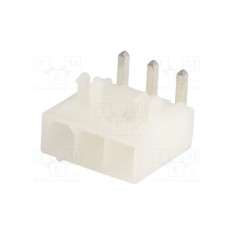 1 pcs x MOLEX - 39303035 - Socket, wire-board, male, Mini-Fit Jr, 4.2mm, PIN: 3, THT, PCB snap