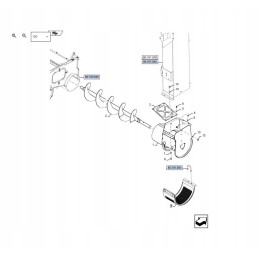 Cover for the ear feeder New Holland CR CX 84462632