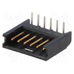 1 pcs x TE Connectivity - 280379-2 - Socket, wire-board, male, AMPMODU MOD II, 2.54mm, PIN: 6, THT