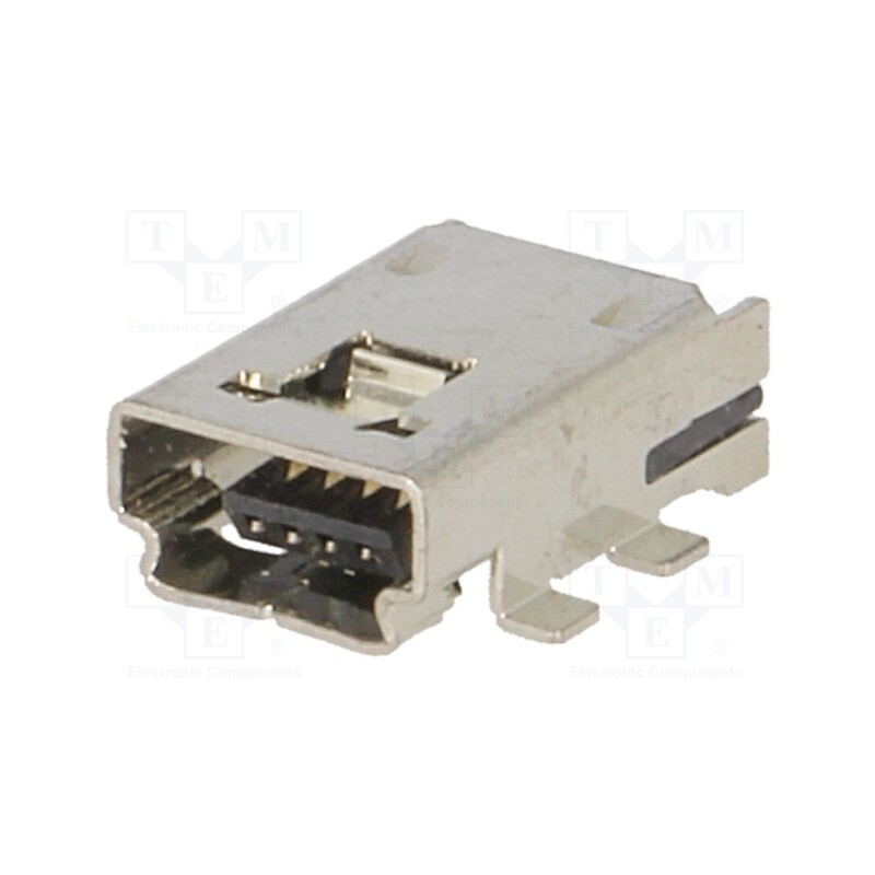 1 pcs x ECE - ESB33100000Z - Socket, USB A mini, SMT, PIN: 4, horizontal