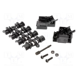 1 pcs x MH CONNECTORS - MHD45PPK9-K - Enclosure: for D-Sub connectors, D-Sub 9pin,D-Sub HD 15pin