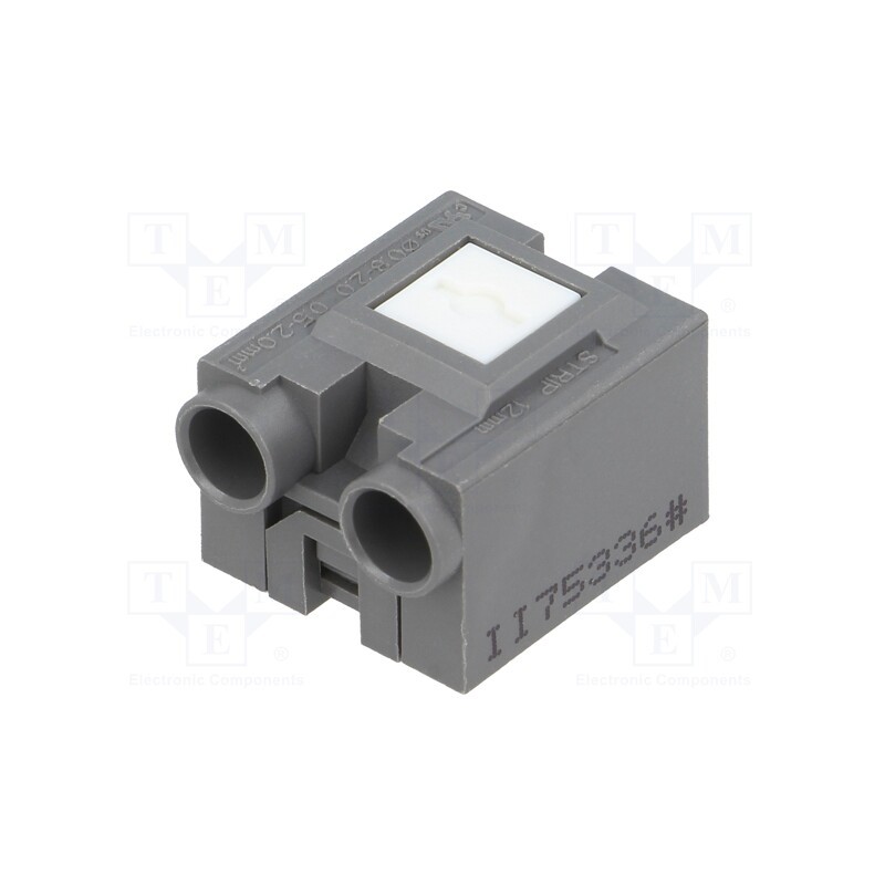 1 pcs x ECE - ETBF60020H2FLZ - PCB terminal block, angled 90°, 6.9mm, ways: 2, on PCBs, 3.3mm2