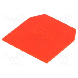 1 pcs x POKu00d3J - A41-0207 - End/partition plate, red, Width: 1mm, polyamide, -25÷100°C
