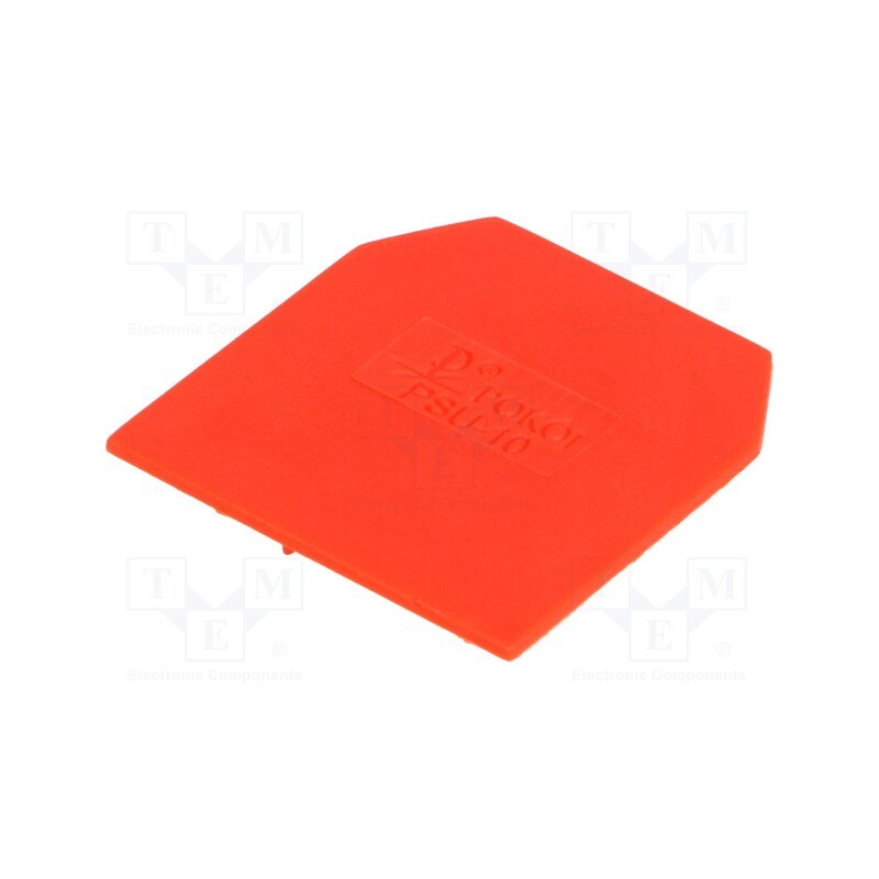 1 pcs x POKu00d3J - A41-0207 - End/partition plate, red, Width: 1mm, polyamide, -25÷100°C