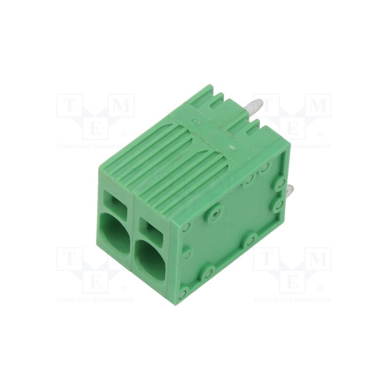 1 pcs x ADAM TECH - EB167A-02-M-180 - PCB terminal block, Contacts ph: 7.5mm, ways: 2, straight, on PCBs