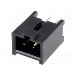 1 pcs x MOLEX - 901361202 - Socket, rectangular, male, PIN: 2, straight, THT, gold-plated