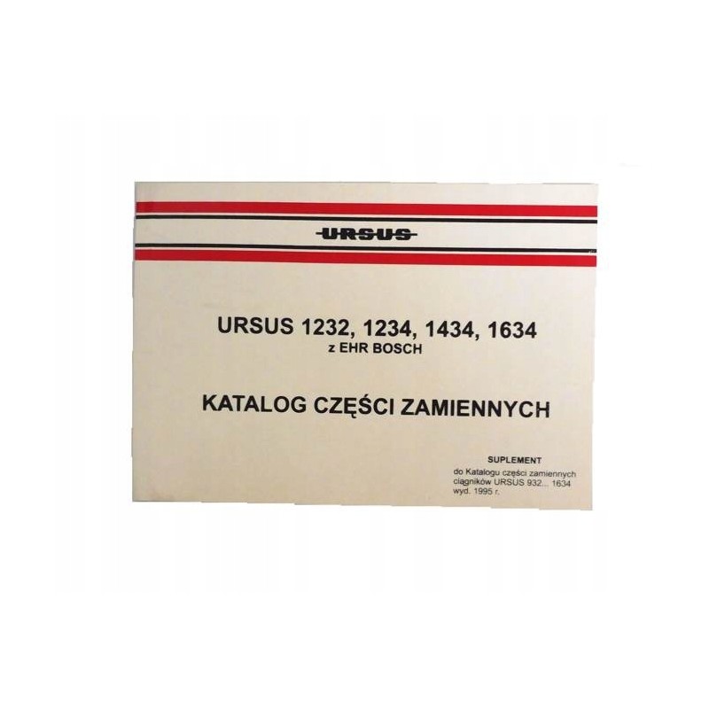 Catalog supplement ursus 932 1634 ursus 1232 1234
