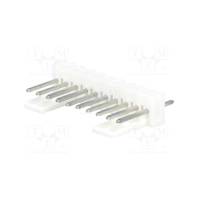 1 pcs x MOLEX - 22272101 - Socket, wire-board, male, KK 254, 2.54mm, PIN: 10, THT, 4A, tinned