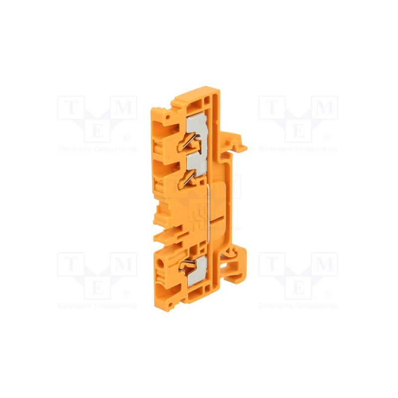 1 pcs x WEIDMu00dcLLER - 1521830000 A3C 2.5 OR - Splice terminal: rail, 2.5mm2, ways: 1, terminals: 3, orange, wemid