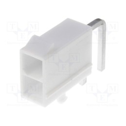 1 pcs x MOLEX - 39300020 - Socket, wire-board, male, Mini-Fit Jr, 4.2mm, PIN: 2, THT, PCB snap