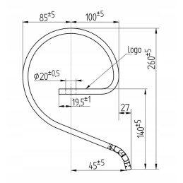 Straight tooth reinforcement 32x10 bagra