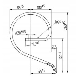 Straight tooth reinforcement 32x10 bagra