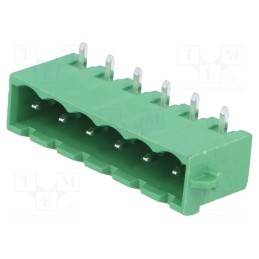 1 pcs x PHOENIX CONTACT - MSTBA 2,5/ 6-G-5,08-RN 1926057 - Pluggable terminal block, 5.08mm, ways: 6, angled 90°, socket