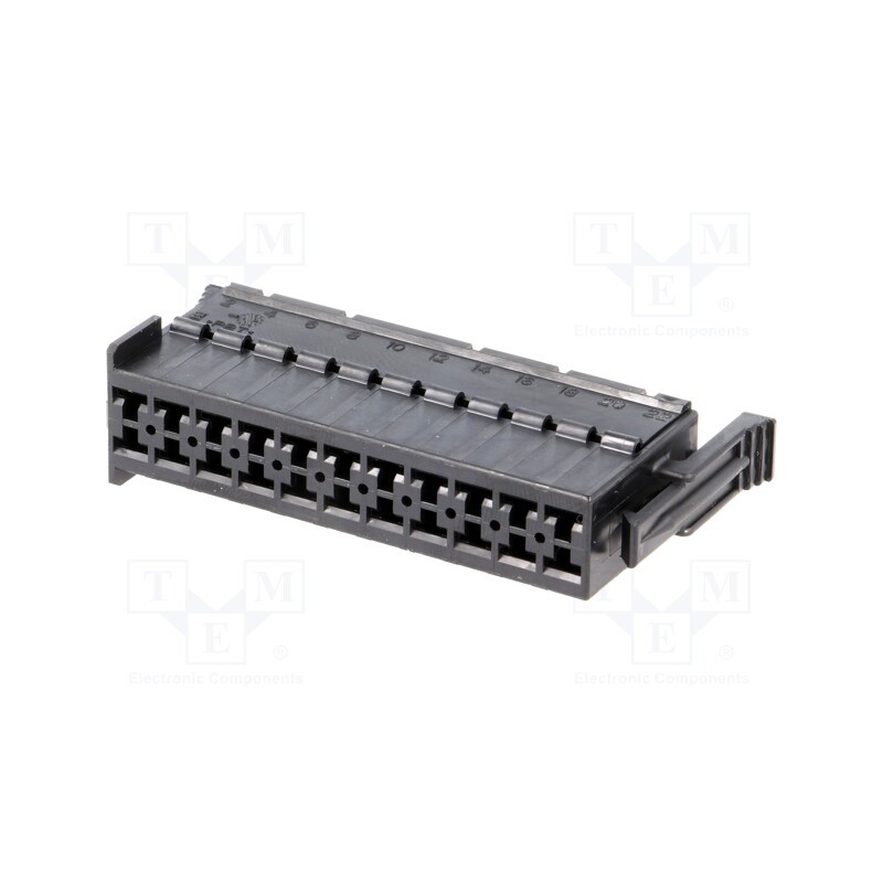 1 pcs x TE Connectivity - 929504-7 - Connector: wire-wire, JPT, female, plug, for cable, PIN: 22, black