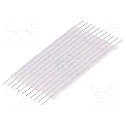 1 pcs x TE Connectivity - 1437130-6 - Connector: jumper cable, Cable ph: 1.27mm, L: 25.4mm, straight