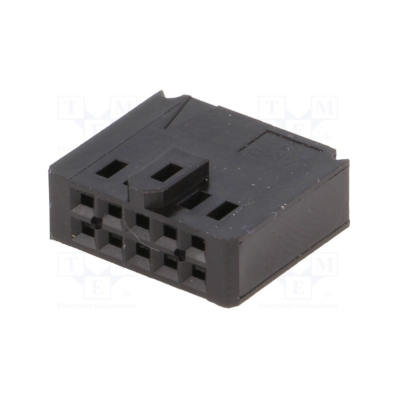 1 pcs x TE Connectivity - 102387-1 - Plug, wire-board, female, AMPMODU MOD IV, 2.54mm, PIN: 10, straight