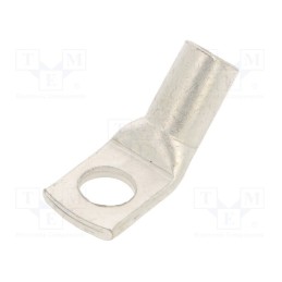 1 pcs x BM GROUP - BM0163745 - Tip: ring tube, M8, 25mm2, crimped, for cable, angled 45°, tinned