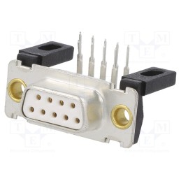 1 pcs x Amphenol Communications Solutions - DE09S564TLF - D-Sub, PIN: 25, socket, female, on PCBs, straight, THT, 5A, -55÷125°C