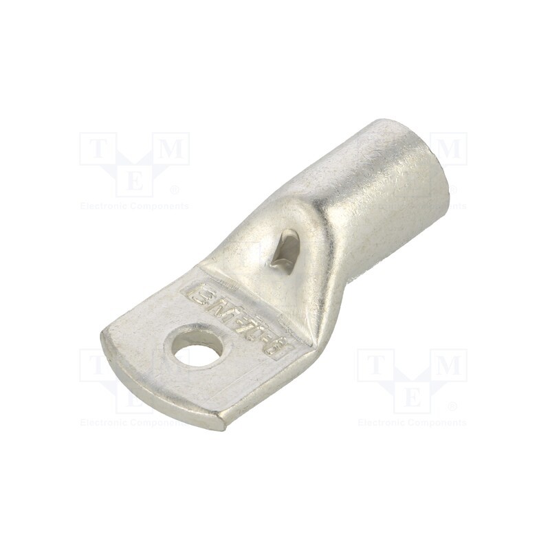 1 pcs x BM GROUP - BM019314 - Tip: ring tube, M6, 70mm2, crimped, for cable, straight, tinned