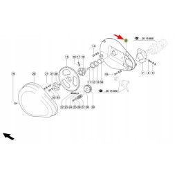 666902 2 reel drive housing base