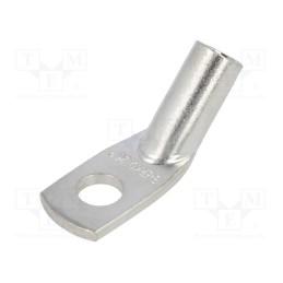 1 pcs x ERKO - KCS45_8-25/10 - Tip: ring tube, M8, 25mm2, crimped, for cable, angled 45°, tinned