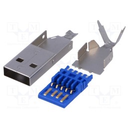 1 pcs x NINIGI - USBA-W3.0 - Plug, USB A, soldering, USB 3.0