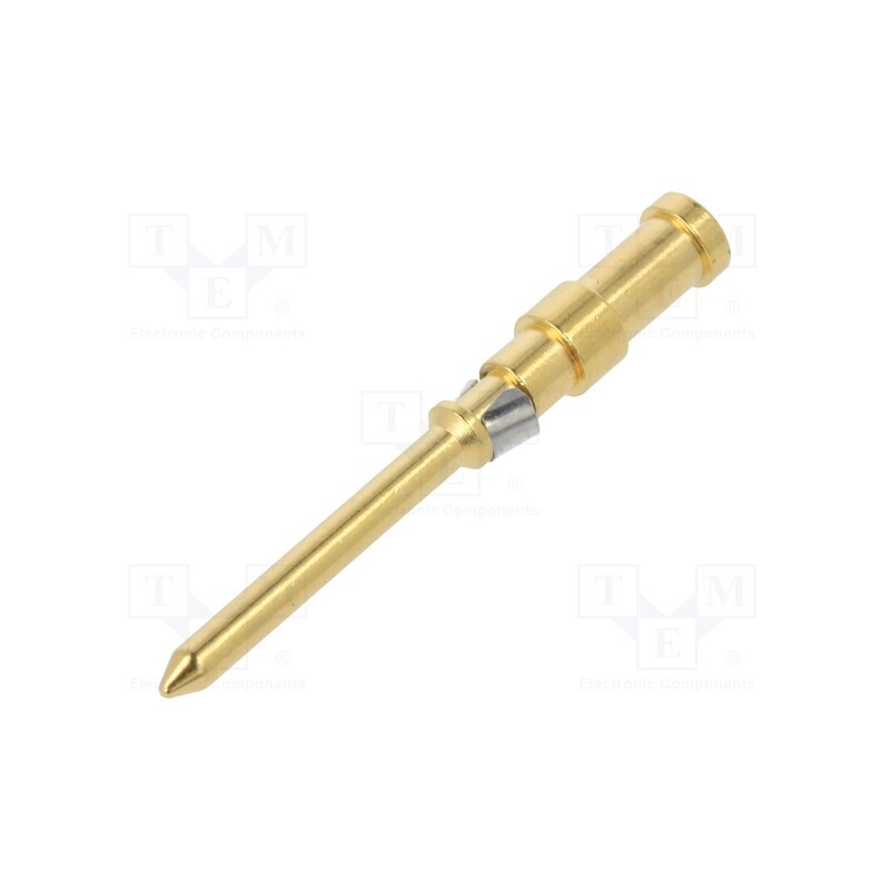 1 pcs x DEGSON ELECTRONICS - 10A-GM-0.75 - Contact, male, copper alloy, gold-plated, 0.75mm2, 18AWG, bulk