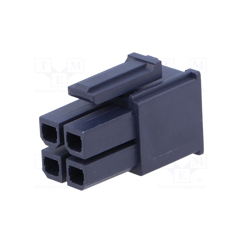 1 pcs x MOLEX - 1700010104 - Plug, wire-wire/PCB, female, Mega-Fit, 5.7mm, PIN: 4, UL94V-2, 23A