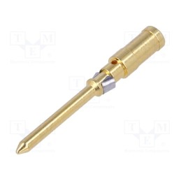 1 pcs x DEGSON ELECTRONICS - 10A-GM-1.5 - Contact, male, copper alloy, gold-plated, 1.5mm2, 16AWG, bulk, 10A