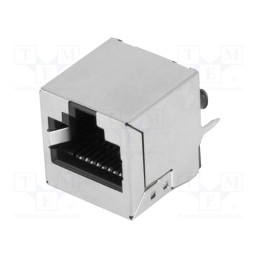 1 pcs x MH CONNECTORS - MHRJJ88NFVS - Socket, RJ45, PIN: 8, shielded, Layout: 8p8c, THT, straight