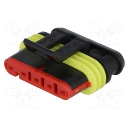 1 pcs x TE Connectivity - 282089-1 - Connector: wire-wire, Superseal 1.5, female, plug, PIN: 5, IP67