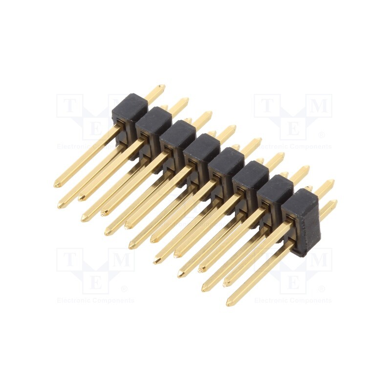 1 pcs x FISCHER ELEKTRONIK - SL22.139.16G - Pin header, pin strips, male, PIN: 16, straight, 2.54mm, THT, 2x8