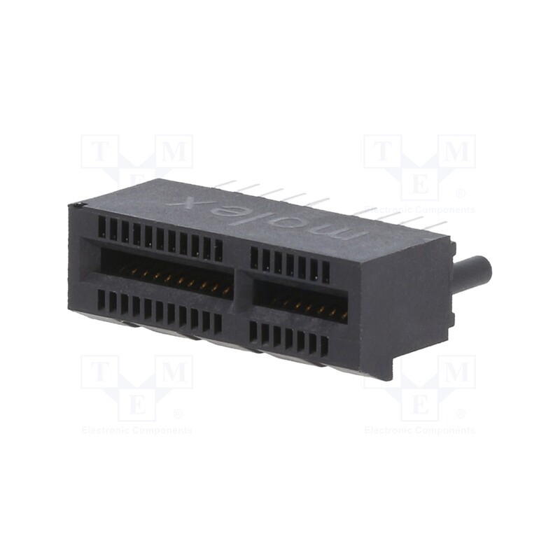 1 pcs x MOLEX - 877159002 - PCI Express EdgeCard 36ckt Ny46 Blk PhBr