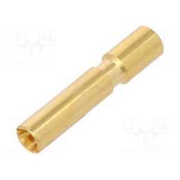 1 pcs x HARTING - 9151006221 - Contact, female, 2mm, gold-plated, 0.75÷2.5mm2, crimped, for cable