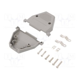 1 pcs x ENCITECH - 2360-0102-14 - Enclosure: for D-Sub connectors, D-Sub 37pin,D-Sub HD 62pin