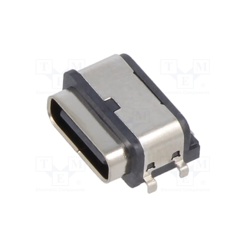 1 pcs x Global Connector Technology (GCT) - USB4715-GF-A-KIT - Socket, C, SMT, PIN: 6, horizontal, middle board mount, IP67, 3A