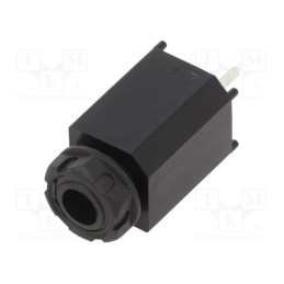 1 pcs x CLIFF - CL11064A J/SKT S1V/SSS BLK (W/O EARTH) - Socket, Jack 6,3mm, female, straight, THT, S1V