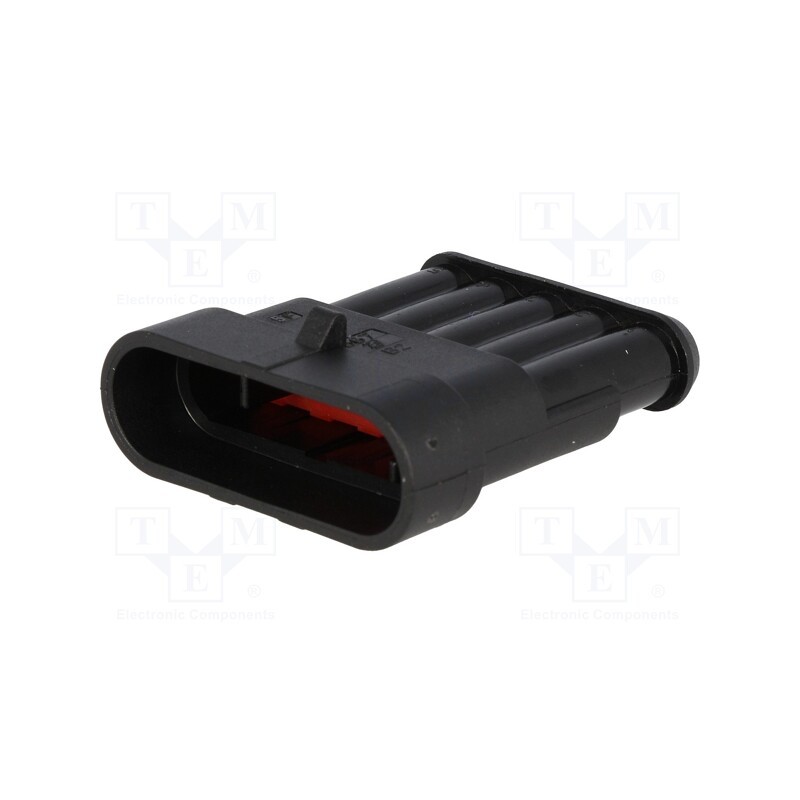 1 pcs x TE Connectivity - 282107-1 - Connector: wire-wire, Superseal 1.5, male, plug, PIN: 5, -40÷125°C