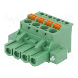 1 pcs x DEGSON ELECTRONICS - 2EDGKDAM-5.08-04P-14-00AH - Pluggable terminal block, 5.08mm, ways: 4, angled 90°, plug, green